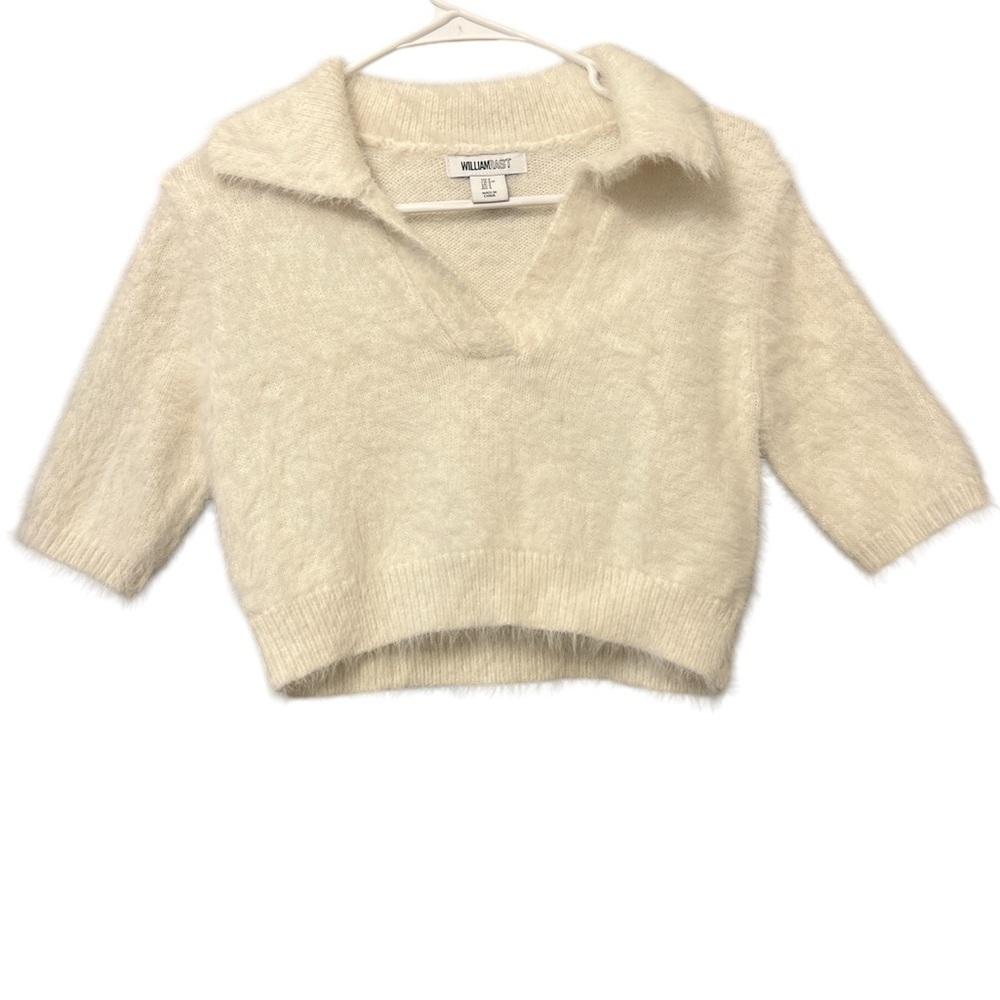 William Rast Fuzzy Crop Top - Picture 3 of 11